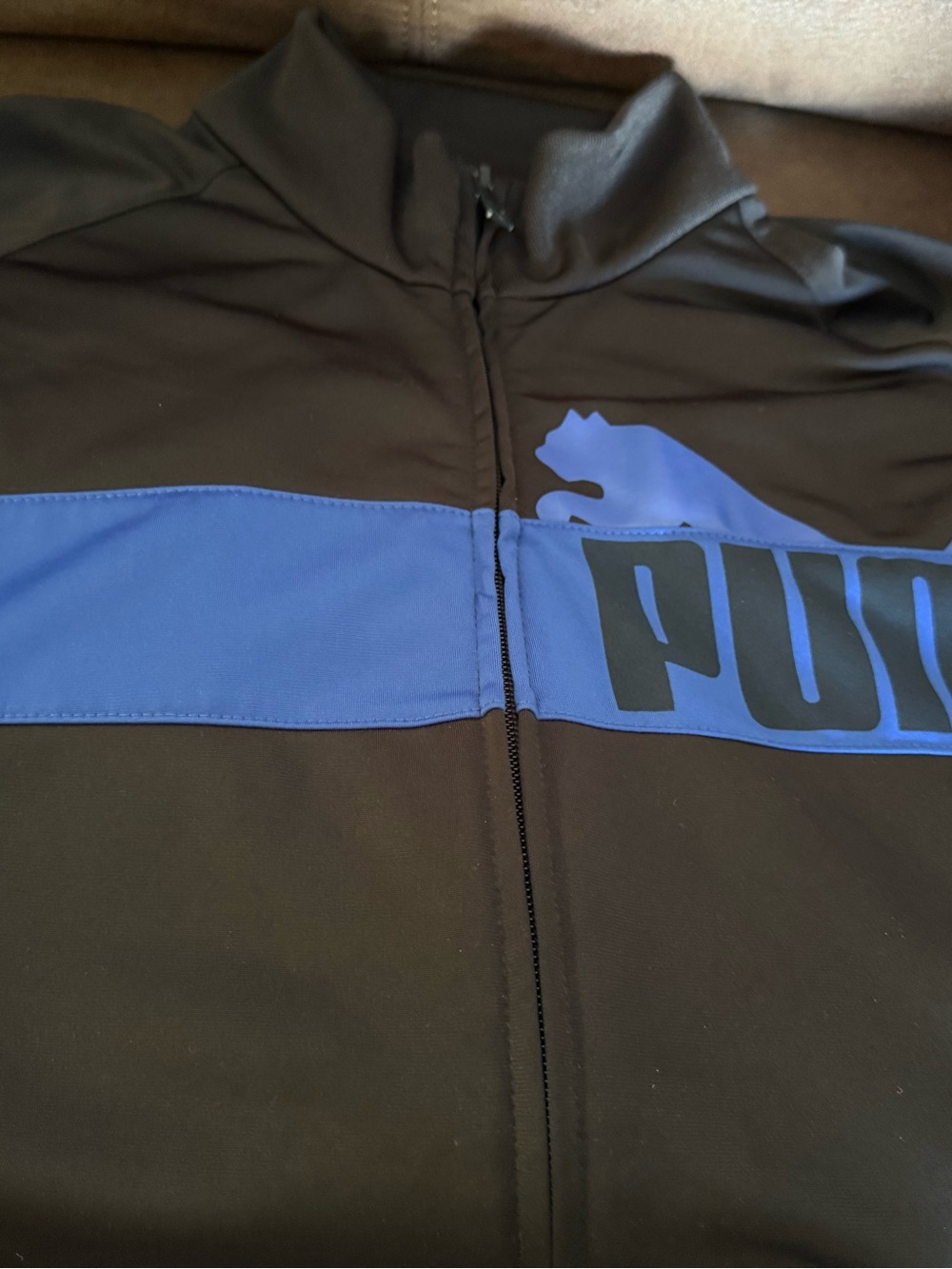 PUMA Sport Lifestyle Big Cat Spellout Full Zip Jacket XL